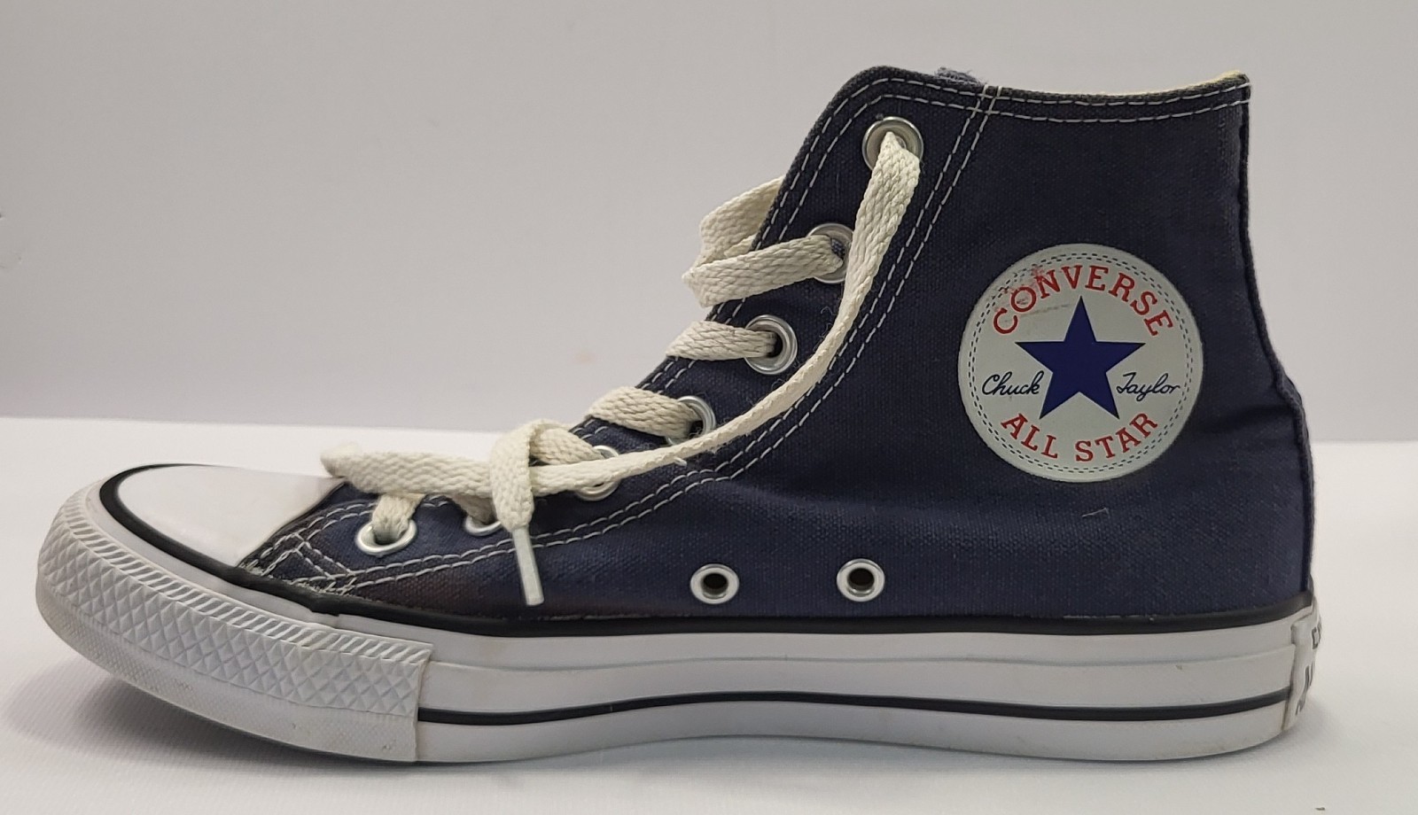 See Description Converse Chuck Taylor High Top Sneakers Blue Canvas M9622