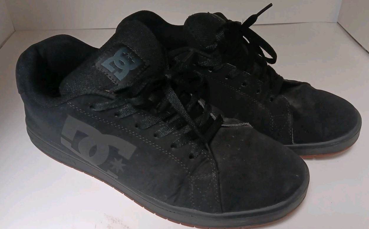 DC Shoes Gaveler Mens Sz 12 Sneakers Black Skate ADYS100536