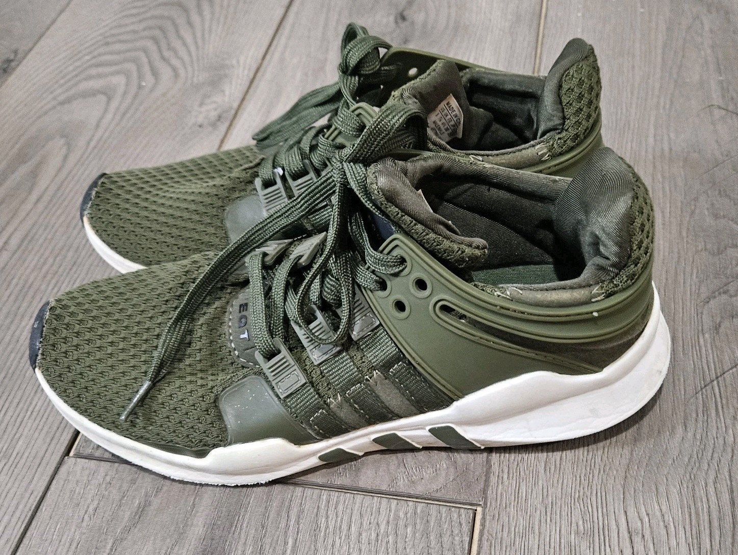 adidas EQT Support ADV 91-16 Olive Cargo Green Men’s Size 8 Running Shoes S81491
