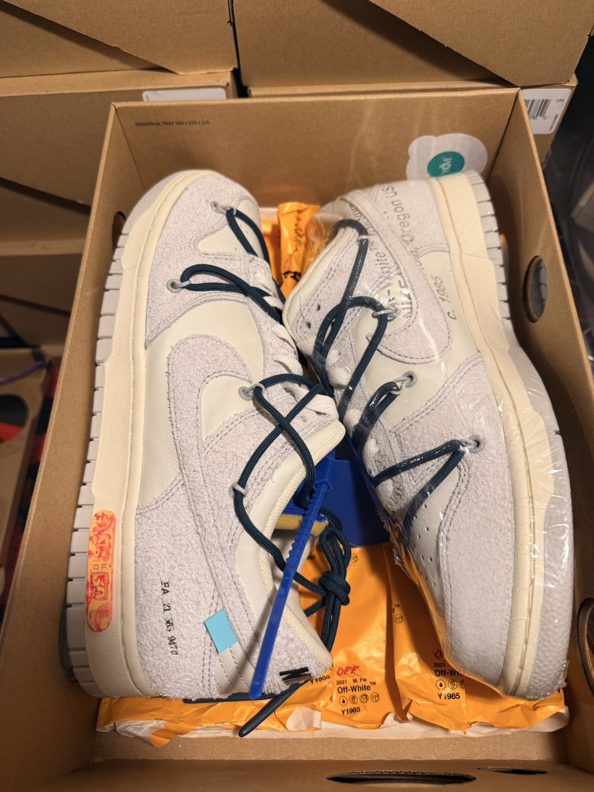 Nike Dunk Low Off-White Lot 16 of 50 Sail/Neutral Gray/White DJ0950-111
