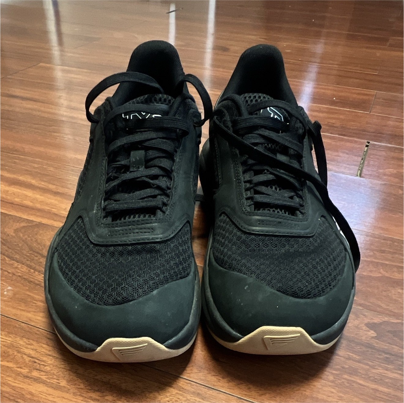 Sz 12 TYR Men’s Black /Gum CXT-Flow Low Top Crossfit Sneaker, Solid Activewear