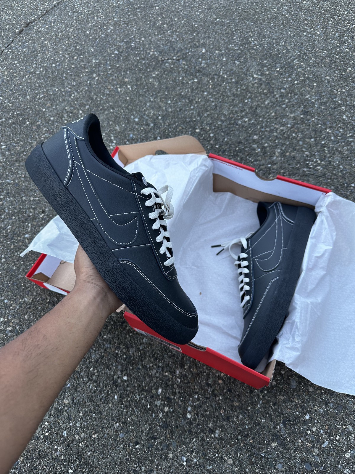 Nike KillShot 2 Leather Mens Multi Size Phantom Black White Shoes HJ7263-010 NBY