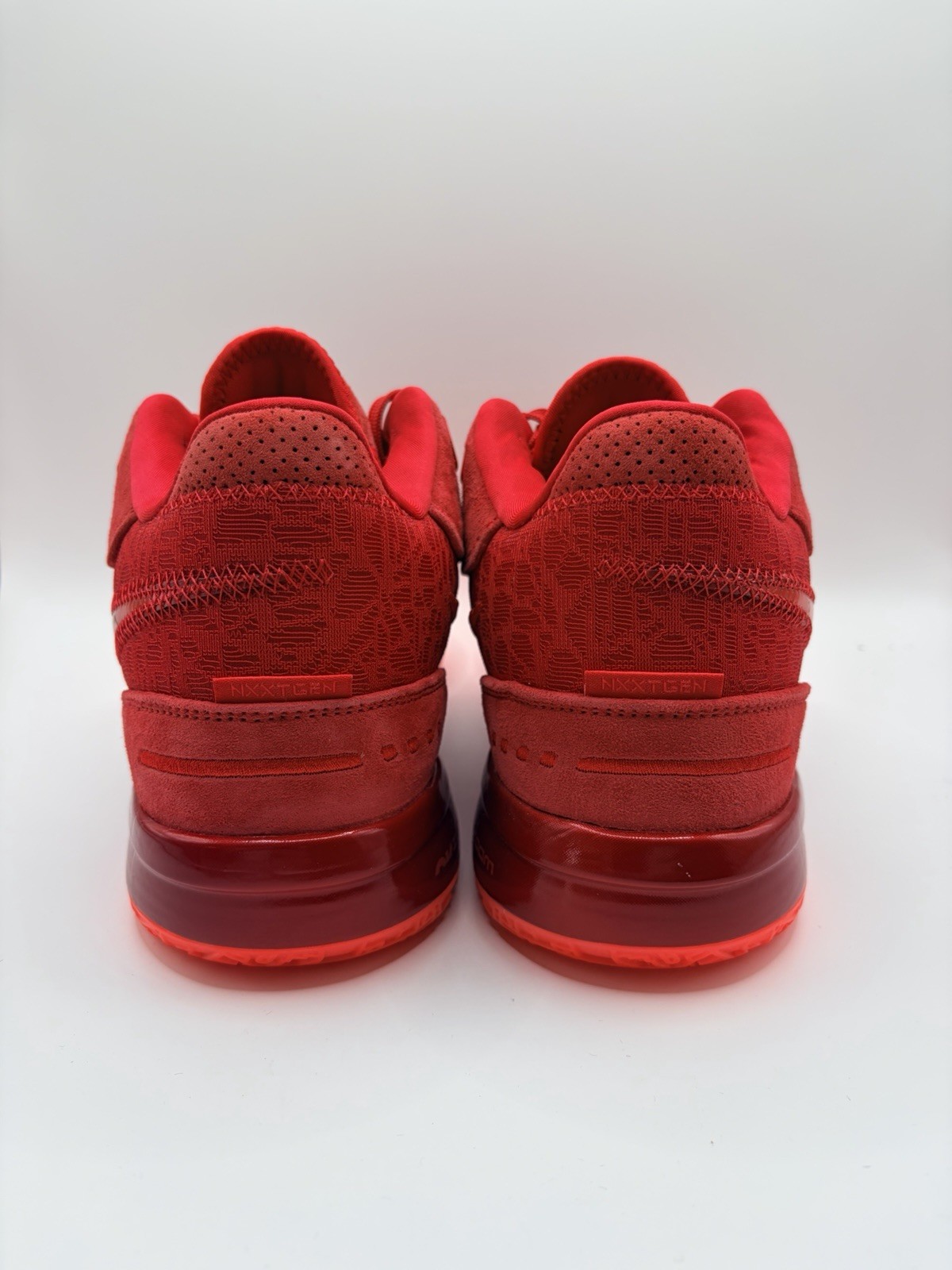 Nike Zoom LeBron NXXT Gen AMPD James Gang Red Suede Low Top FJ1566-600
