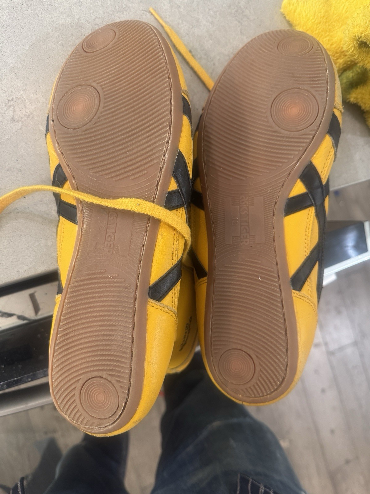 asics onitsuka tiger “kill bill” leather wrestling 81 shoes VINTAGE SIZE 12