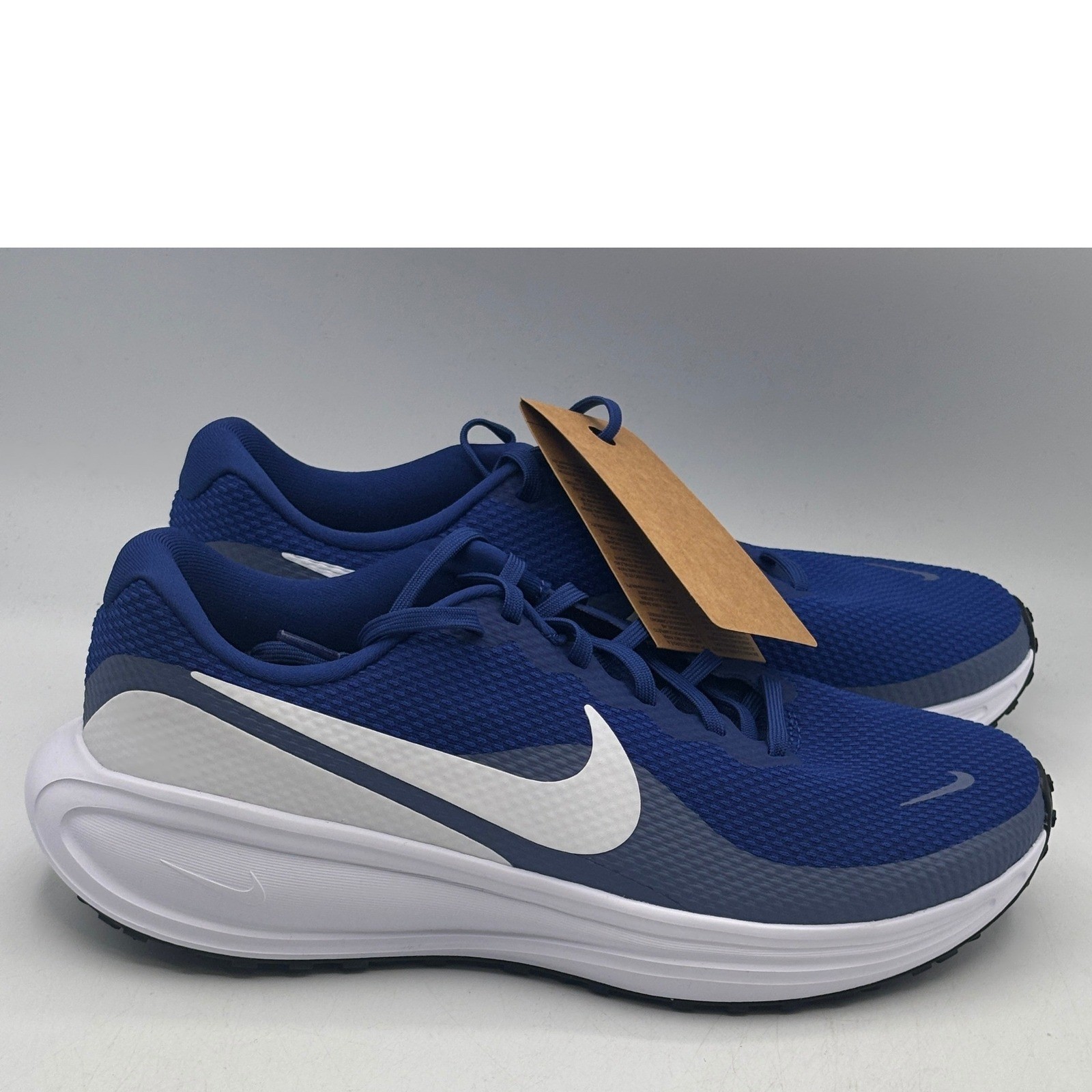 Nike Revolution 8 Shoes Men Size 8.5 Deep Royal Blue White Running HJ9198 401
