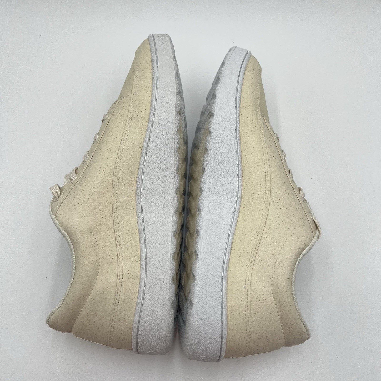 ALLBIRDS PLANT PACER SNEAKER NATURAL WHITE BLIZZARD MENS SIZE 12 VEGAN LEATHER